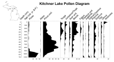 Kitchner Lake Pollen Diagram